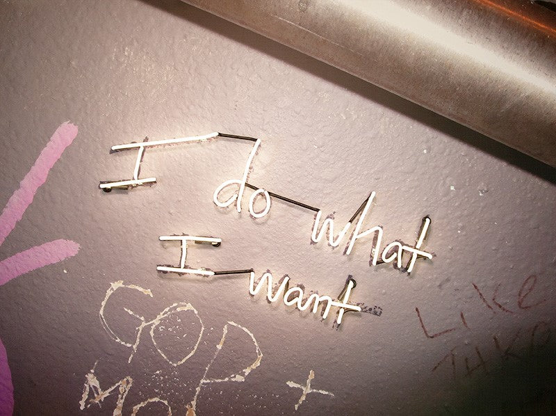 Neon Art - I DO WHAT I WANT